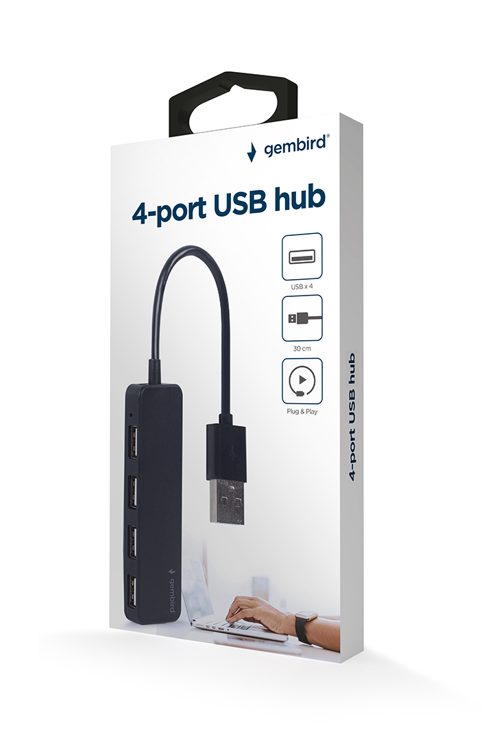 Разветвитель USB Gembird UHB-U2P4-06