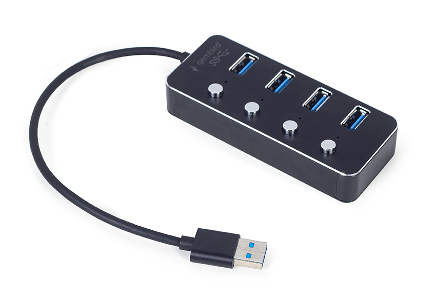 Разветвитель USB Gembird UHB-U3P4P-01
