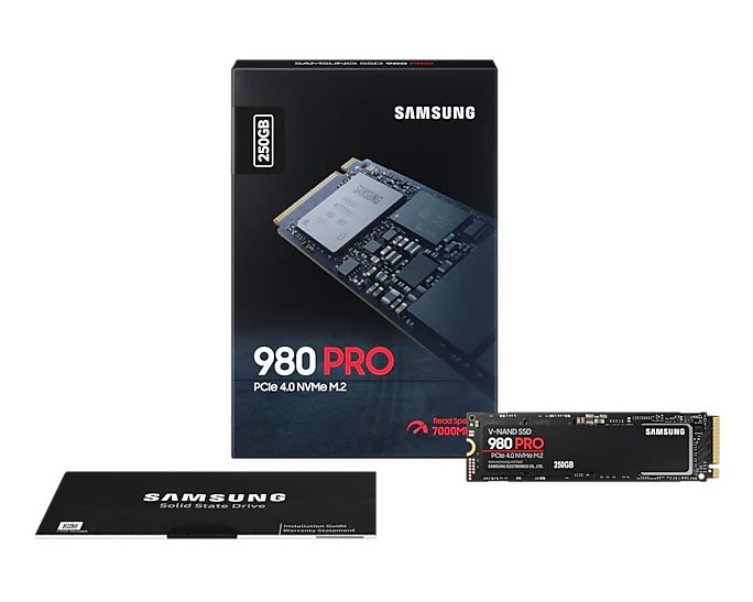 Жесткий диск SSD 250Gb Samsung 980 Pro Series MZ-V8P250BW