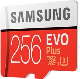 Карта памяти 256Gb Samsung EVO+ MB-MC256HA