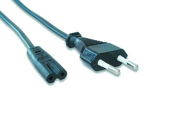 Сетевой кабель Gembird PC-184-VDE Black (C7, w/VDE, 1.8m)