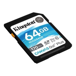Карта памяти 64Gb Kingston Canvas Go Plus Class 10 (SDG3/64GB)