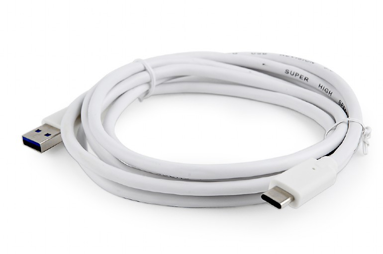 Кабель Cablexpert CCP-USB3-AMCM-6-W White (USB 3.0 -> USB Type-C) 1.8m