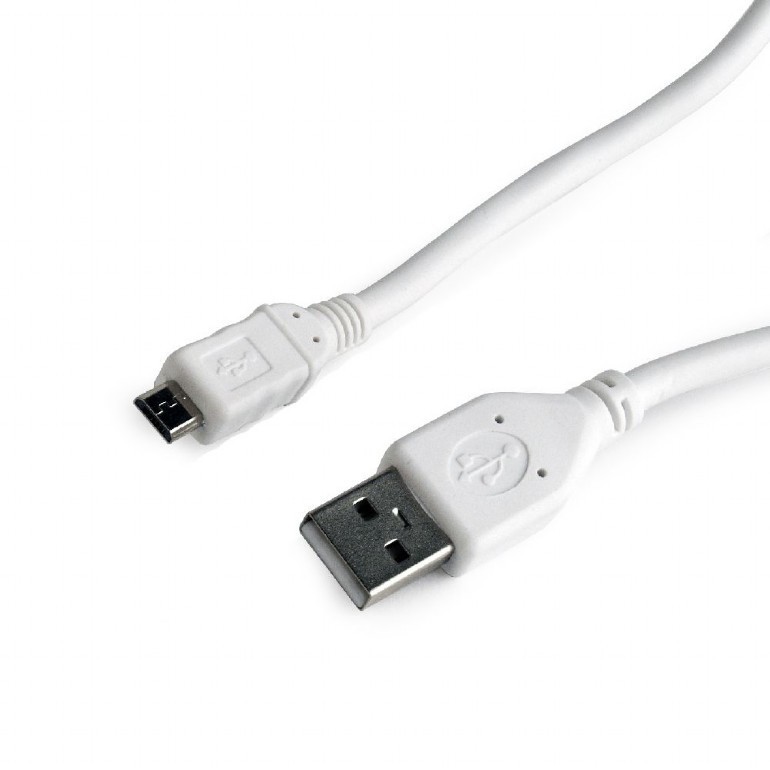 Кабель Cablexpert CCP-mUSB2-AMBM-W-10 white 3m (USB 2.0 - microUSB 2.0)