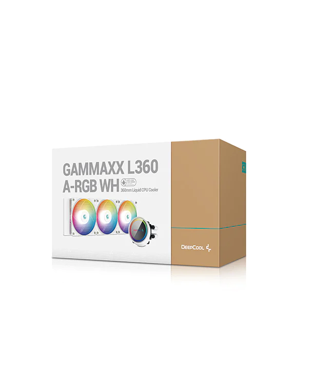 Система водяного охлаждения DeepCool GammaXX L360 WH A-RGB (DP-H12CF-GL360-ARGB-WH)