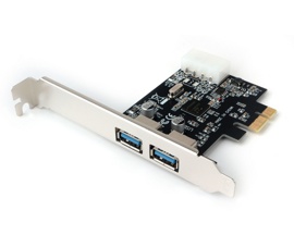 Контроллер Gembird SPCR-01 (2*USB 3.0 Type-A, питание - molex)