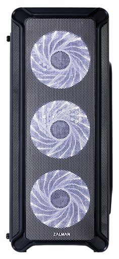 Корпус Zalman i3 Black (Miditower, ATX, USB3, 4xFan, White LED, Window)