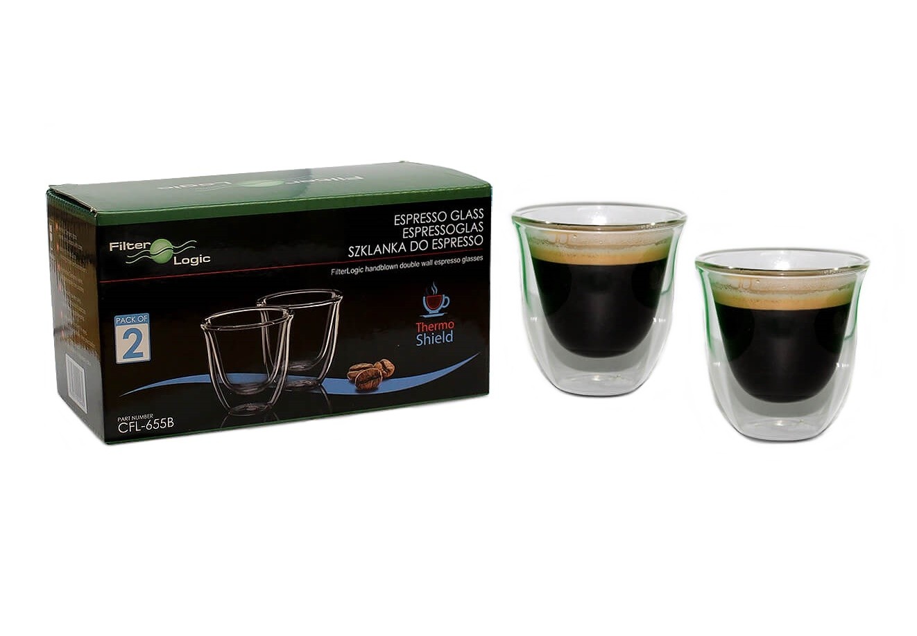 Термочашки Filter Logic CFL-655B Набор стаканов Espresso (2шт) 70ml