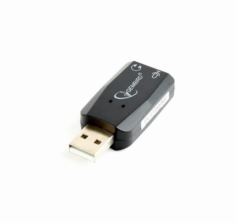 Звуковая карта Cablexpert SC-USB2.0-01 (ext USB in/out 3.5mm 2ch)