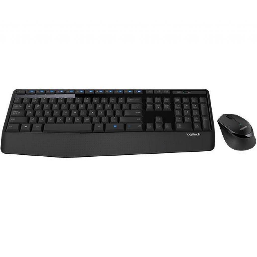 Клавиатура+ мышь Logitech MK345 Combo Black (920-008534) (Беспроводной комплект, 1000dpi, 3кн)