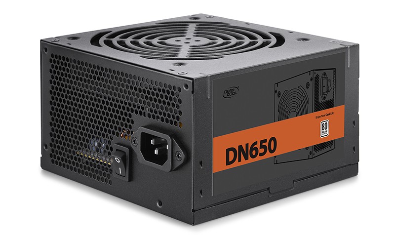 Блок питания 650W DeepCool DN650 (DP-230EU-DN650) (120mm, 24+8pin, 4x6/8pin, 3xMolex, 5xSATA)