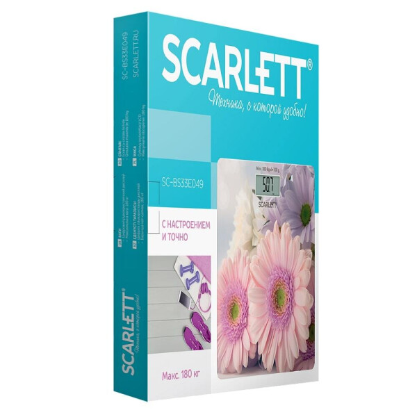 Весы напольные Scarlett SC-BS33E049