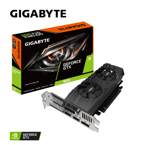 Видеокарта Gigabyte GTX 1650 D6 Low Profile 4G (GV-N1656D6-4GL)