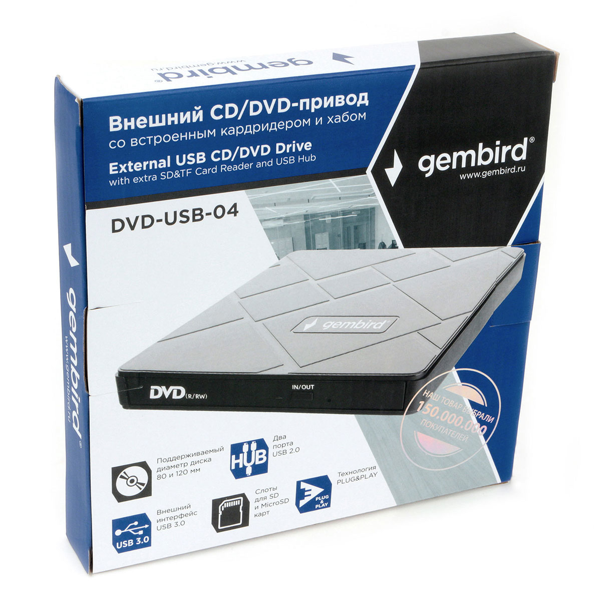  DVD+/-RW Gembird DVD-USB-04