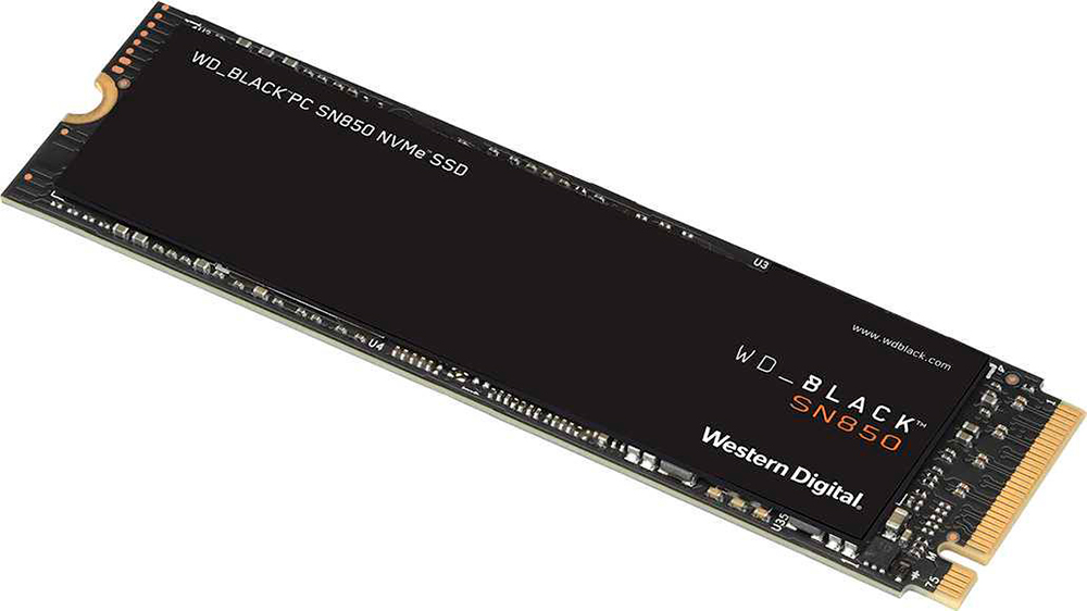 Жесткий диск SSD 2Tb Western Digital SN850 Black (WDS200T1X0E)