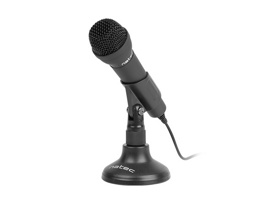 Микрофон Natec Adder Black (NMI-0776) (с подставкой и кабелем 1.8м)