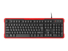 Клавиатура Genesis RHOD 110 (NKG-0975) Black\Red (Проводная, сменные клавиши, USB)