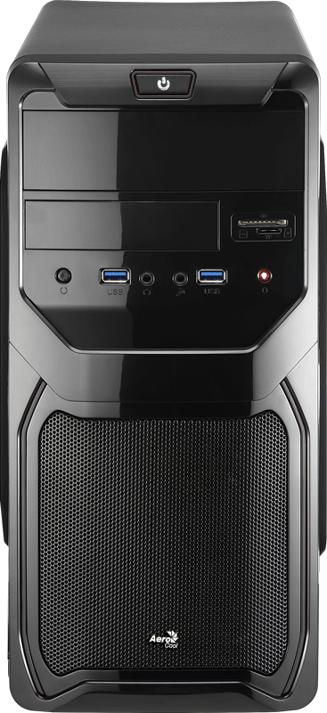 Корпус Aerocool Qs-183 Advance Black (Minitower, microATX, USB3, Fan)