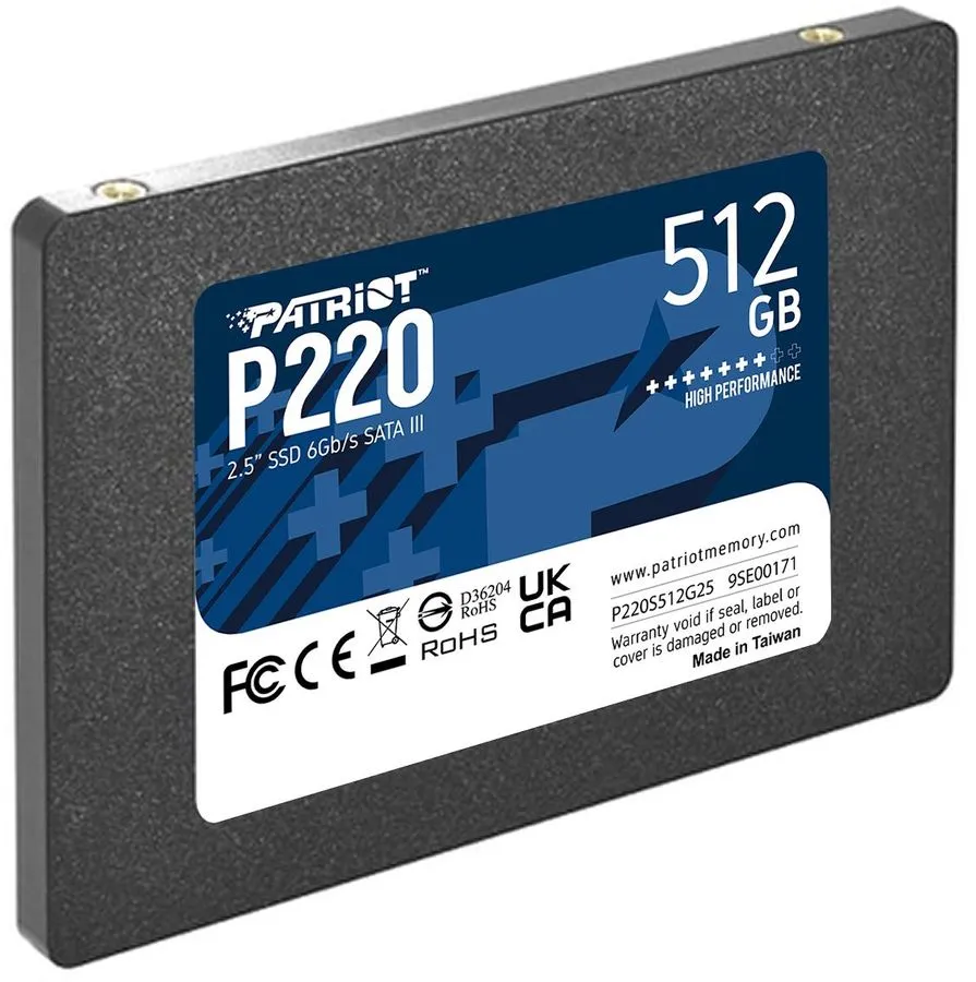   SSD 512Gb Patriot P220 (P220S512G25)