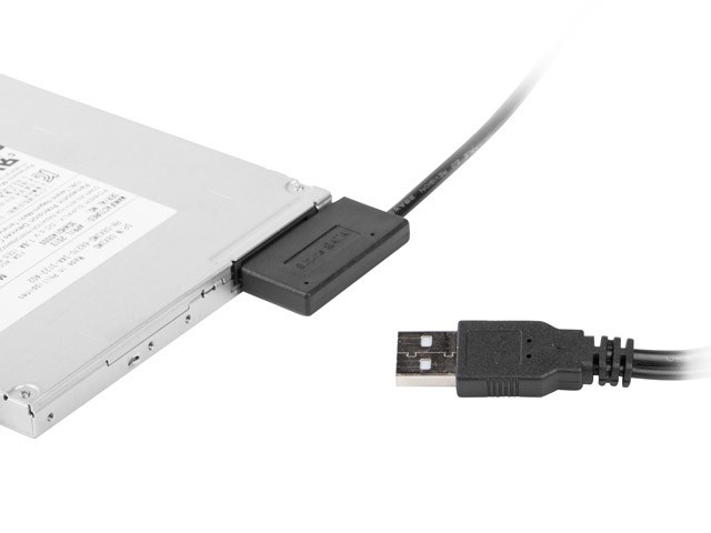 Переходник Cablexpert A-USATA-01 (USB to Slim SATA (13pin) SSD, DVD)