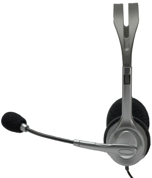 Наушники Logitech Stereo Headset H111 (981-000593) (накладные, полуоткрытые, 20-20000Гц, 32 Ом)- фото2