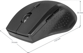 Мышь Defender Accura MM-365 Black (52365)- фото4