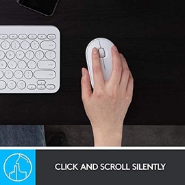 Мышь Logitech M350 Pebble (White) (910-005541)- фото5