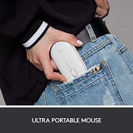 Мышь Logitech M350 Pebble (White) (910-005541)- фото3