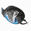 Наушники Crown CMGH-3001 Black/Blue (накладные, закрытые, USB для подсветки, подсветка, 20-20000Гц, 32 Ом)- фото3
