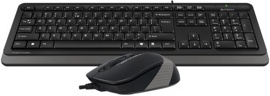 Клавиатура+мышь A4Tech Fstyler F1010 black/grey- фото4