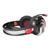 Наушники Crown CMGH-3000 Black/Red (накладные, закрытые, USB для подсветки, подсветка, 20-20000Гц, 32 Ом)- фото3