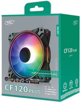 Набор вентиляторов DeepCool CF120 PLUS (DP-F12-AR-CF120P-3P)- фото6