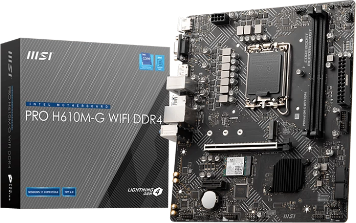 Материнская плата MSI Pro H610M-G WiFi DDR4