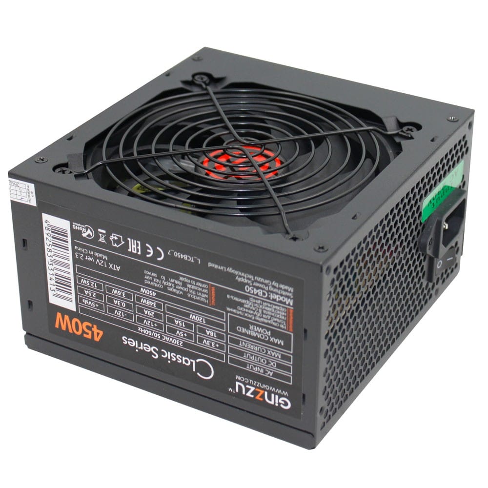 Блок питания 450W GINZZU CB450