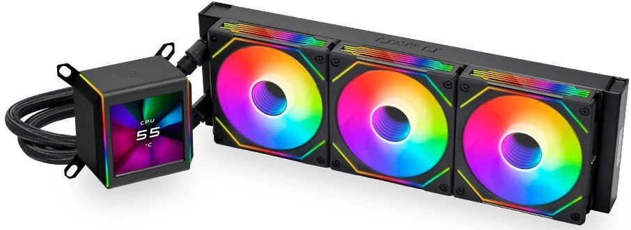 Система водяного охлаждения Lian Li Galahad II LCD SL-Infinity 360 Black (G89.GA2ALCD36INB.00)