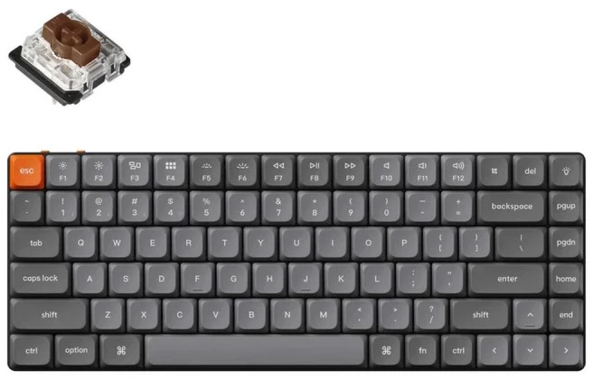 Клавиатура Keychron QMK K3 Max RGB (Gateron Brown Switch) (K3M-H3-RU)