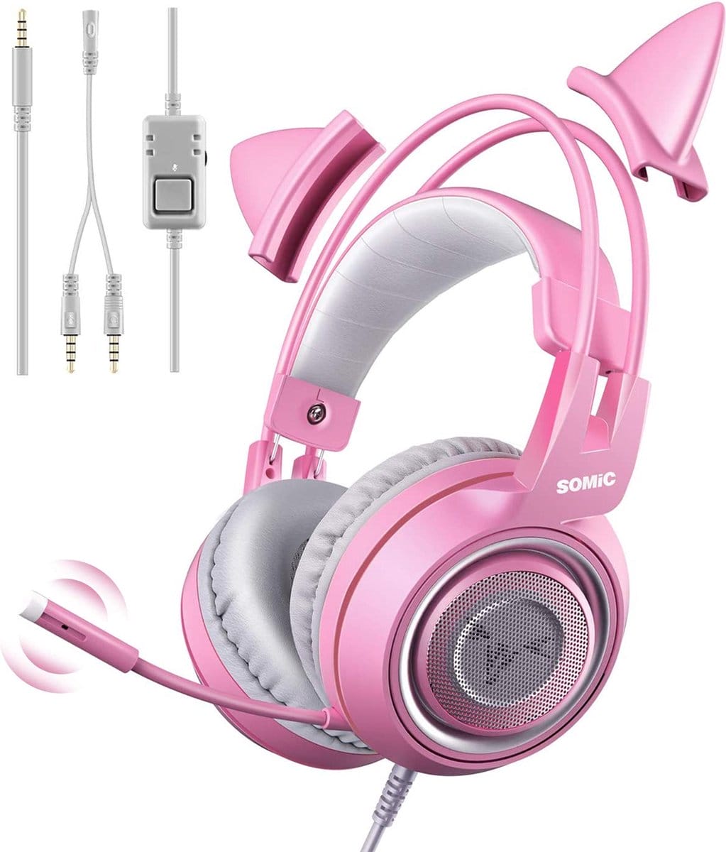 Наушники Somic G951S (розовый)