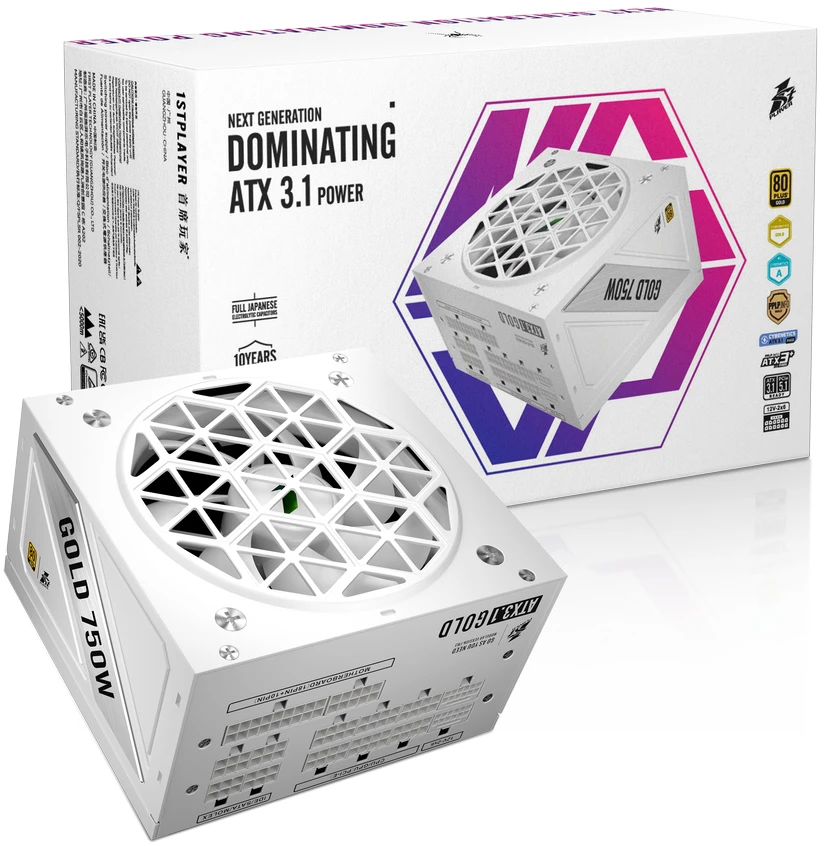 Блок питания 750W 1stPlayer NGDP Gold (HA-750BA4-WH)
