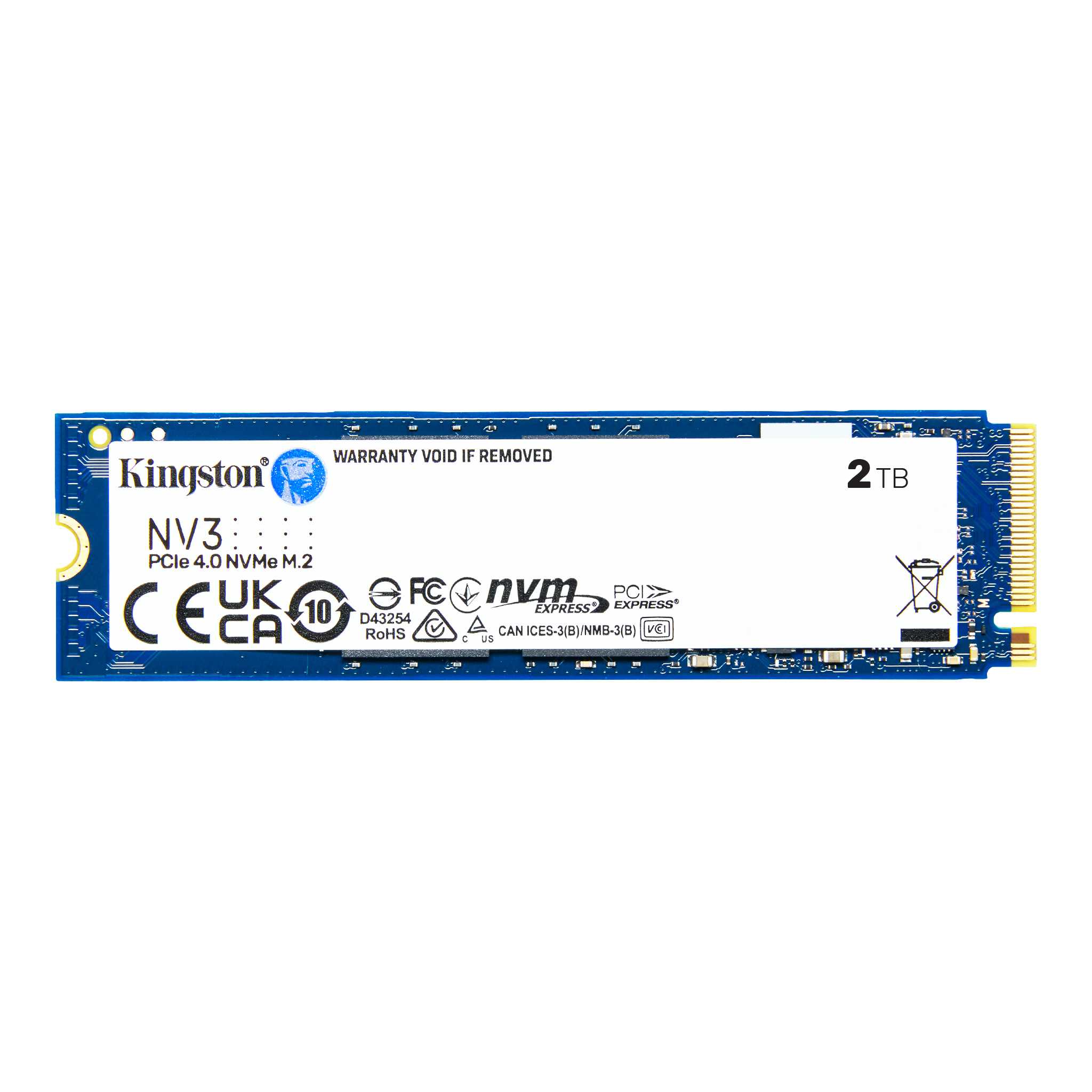 Жесткий диск SSD 2Tb Kingston NV3 (SNV3S/2000G)