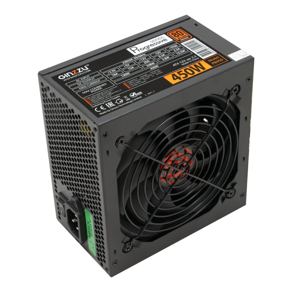 Блок питания 450W GINZZU PB450