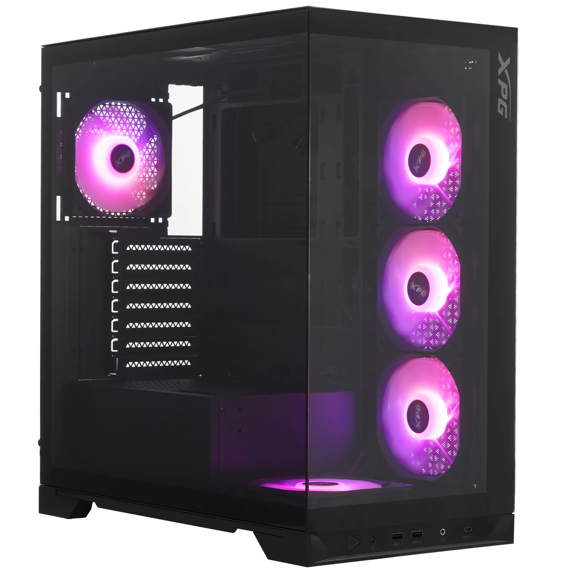 Корпус ADATA XPG Invader X (черный) (INVADERXMT-BKCWW)