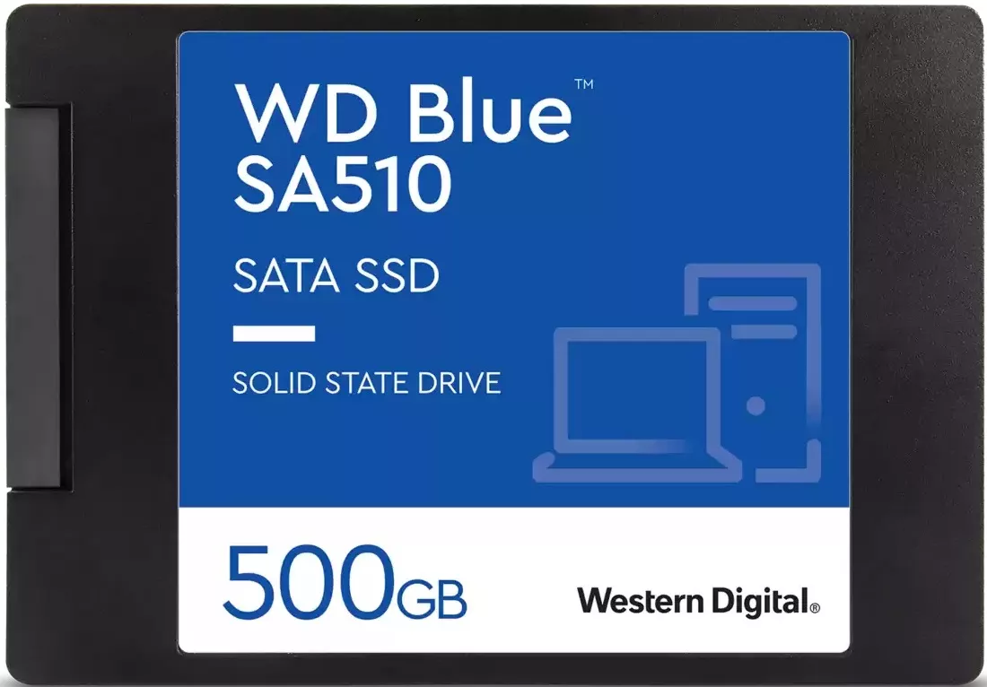 Жесткий диск SSD 500Gb Western Digital Blue SA510 (WDS500G3B0A)