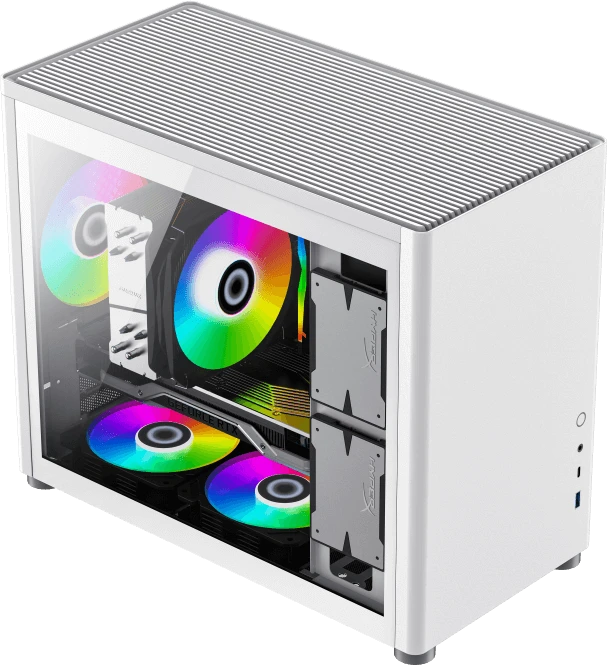 Корпус GameMax Spark Full White