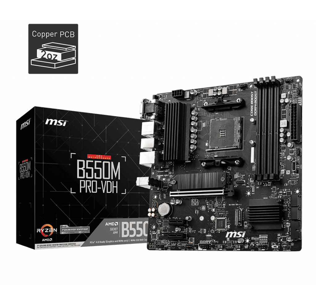 Материнская плата MSI B550M PRO-VDH