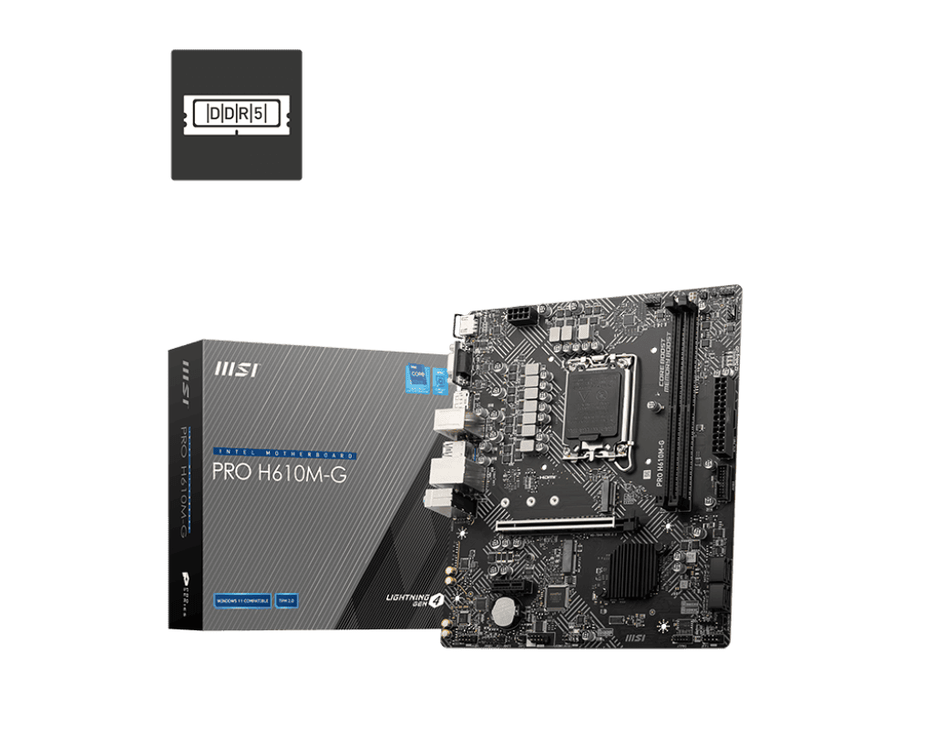 Материнская плата MSI PRO H610M-G