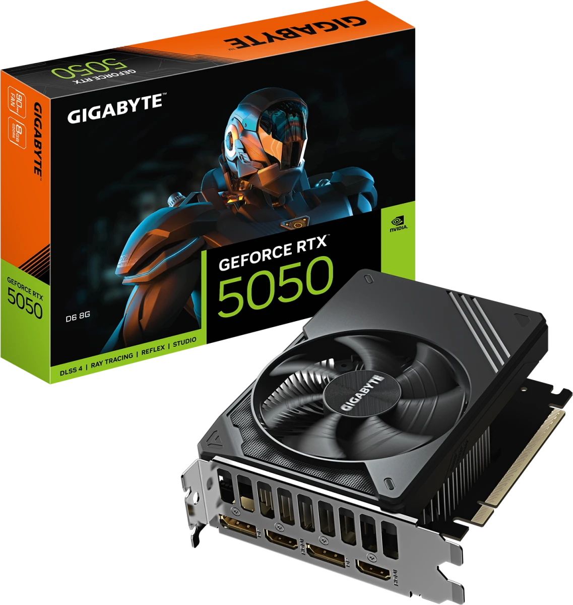 Видеокарта Gigabyte RTX 5050 D6 (GV-N5050D6-8GD)