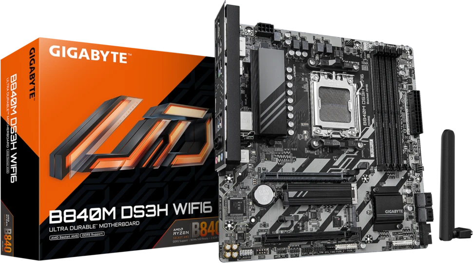 Материнская плата Gigabyte B840M DS3H WiFi6