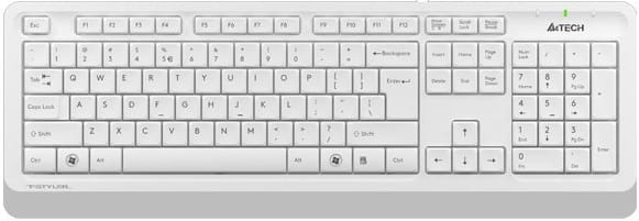 Клавиатура A4Tech Fstyler FK10 White USB Multimedia