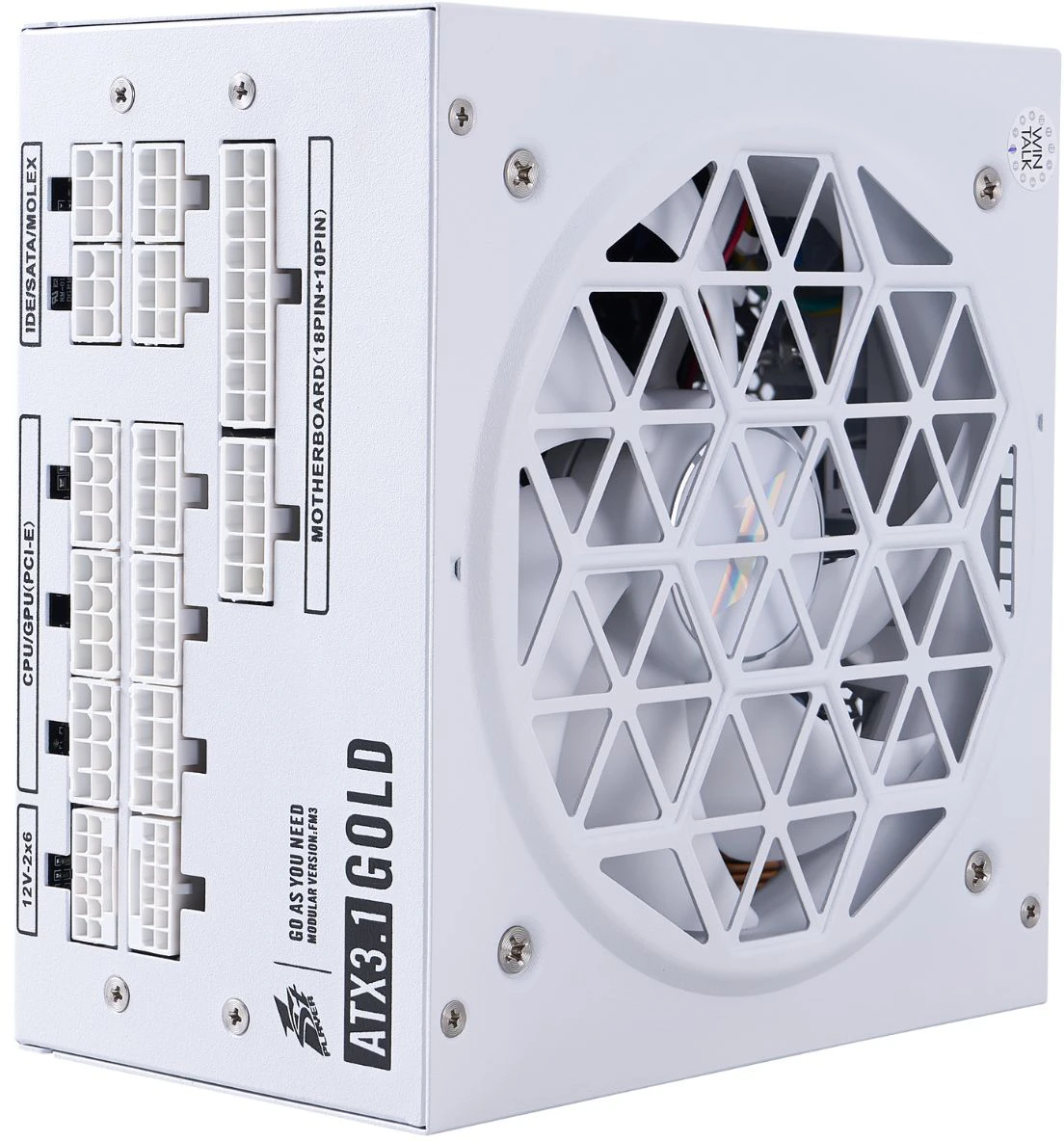 Блок питания 1200W 1stPlayer NGDP Gold White (HA-1200BA4-WH)