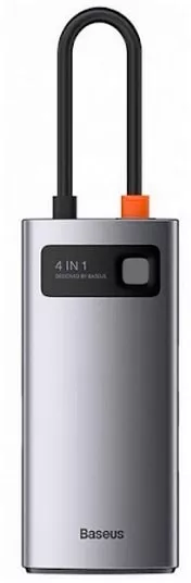Док-станция Baseus Metal Gleam Gray (CAHUB-CY0G)
